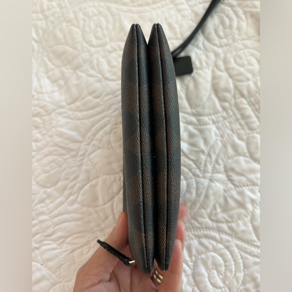 Coach Double Corner-Zip Wristlet - Picture 5 of 13